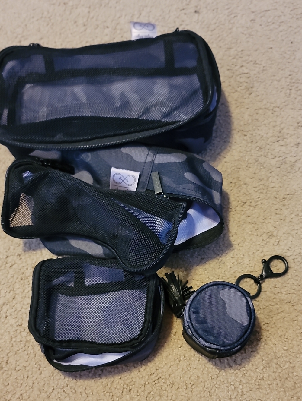 Itzy Ritzy Camouflage Travel Accessory Pouch Set